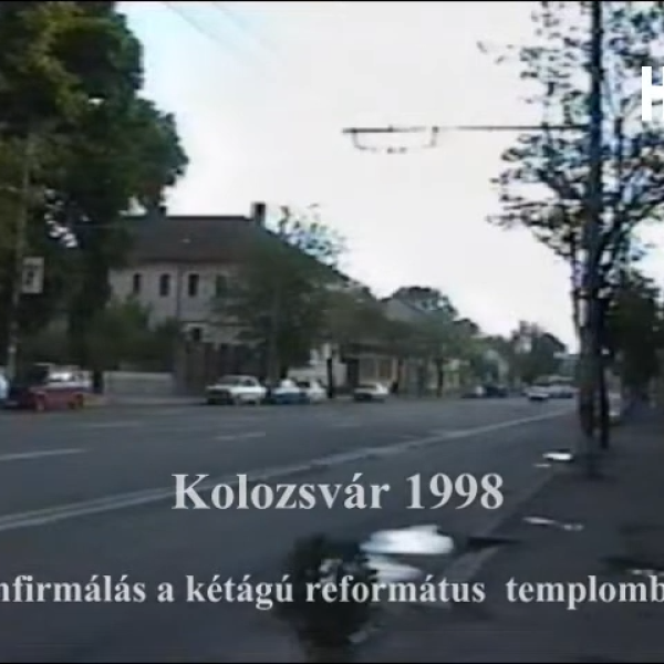 Konfirmálás 1998 - Kolozsvári kétágú református templom