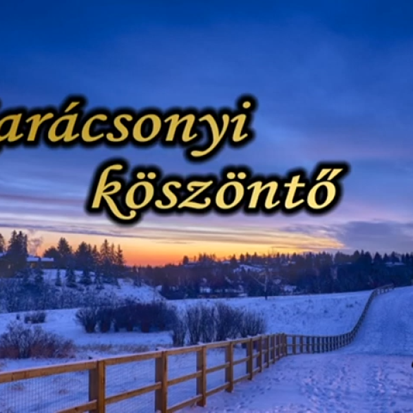 Karácsonyi üdvözlet 2019